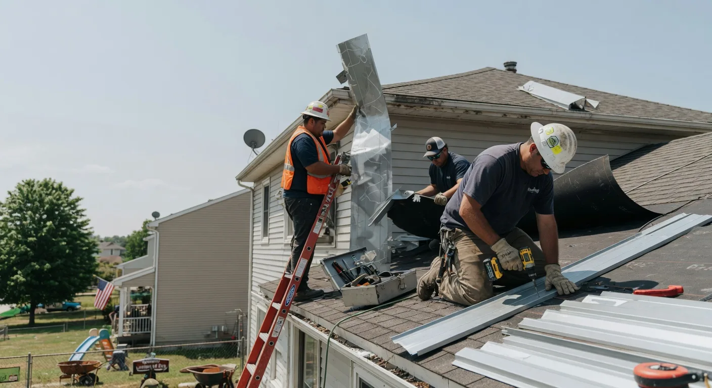 Metal Roof Repair in Pottsville, AR